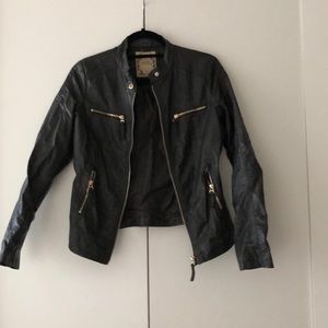 Vegan leather jacket